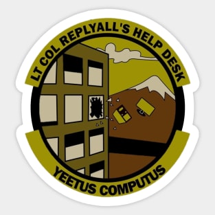 Yeetus Computus Morale Sticker